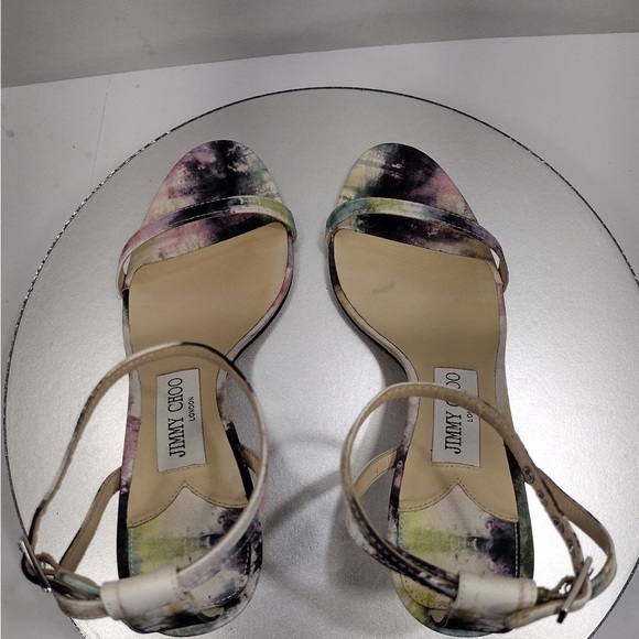 Jimmy Choo Multicolor Women's Sandals size 6.5 pre owned Exellent condition - Picture 7 of 16
